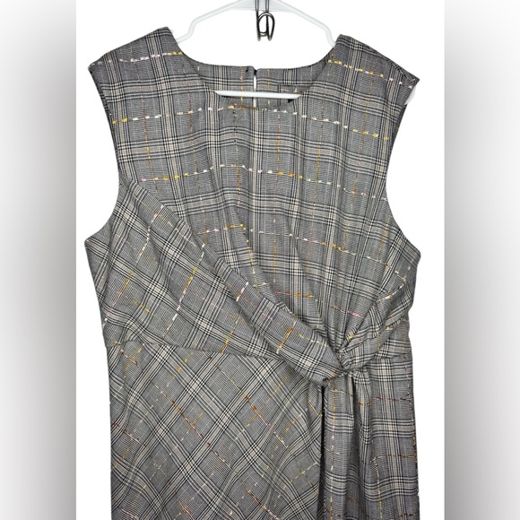 Anthropologie Maeve Reese Plaid Midi Dress NWT Women’s 14 - Picture 4 of 13